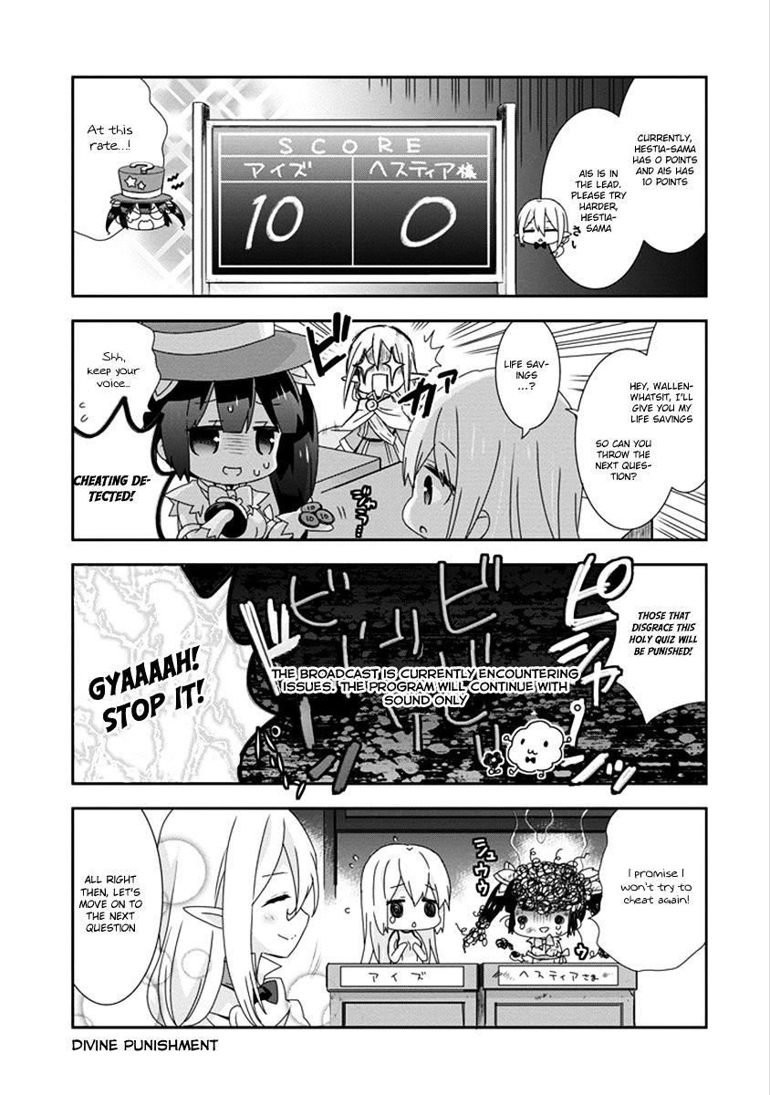 Dungeon Ni Deai O Motomeru No Wa Machigatte Iru Darou Ka 4-Koma - Kami-Sama No Nichijou - Chapter 28