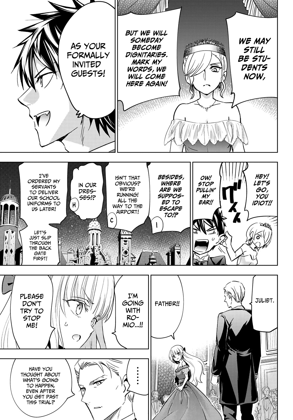 Kishuku Gakkou No Juliet - Chapter 117: Romio, Princess Char, And The Débutante Ball Iii