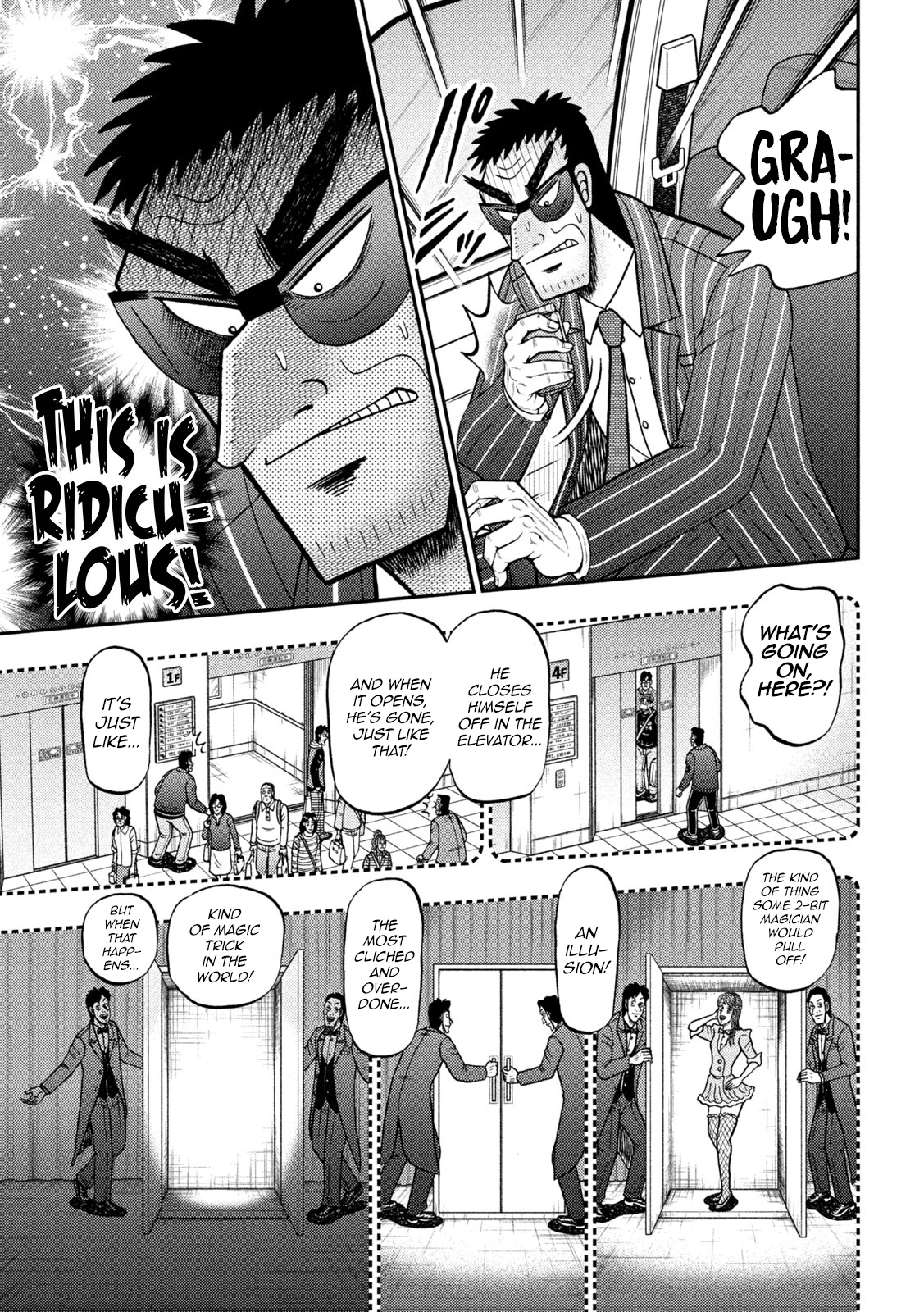 Tobaku Datenroku Kaiji - One Poker Hen - Chapter 408: Magic Trick