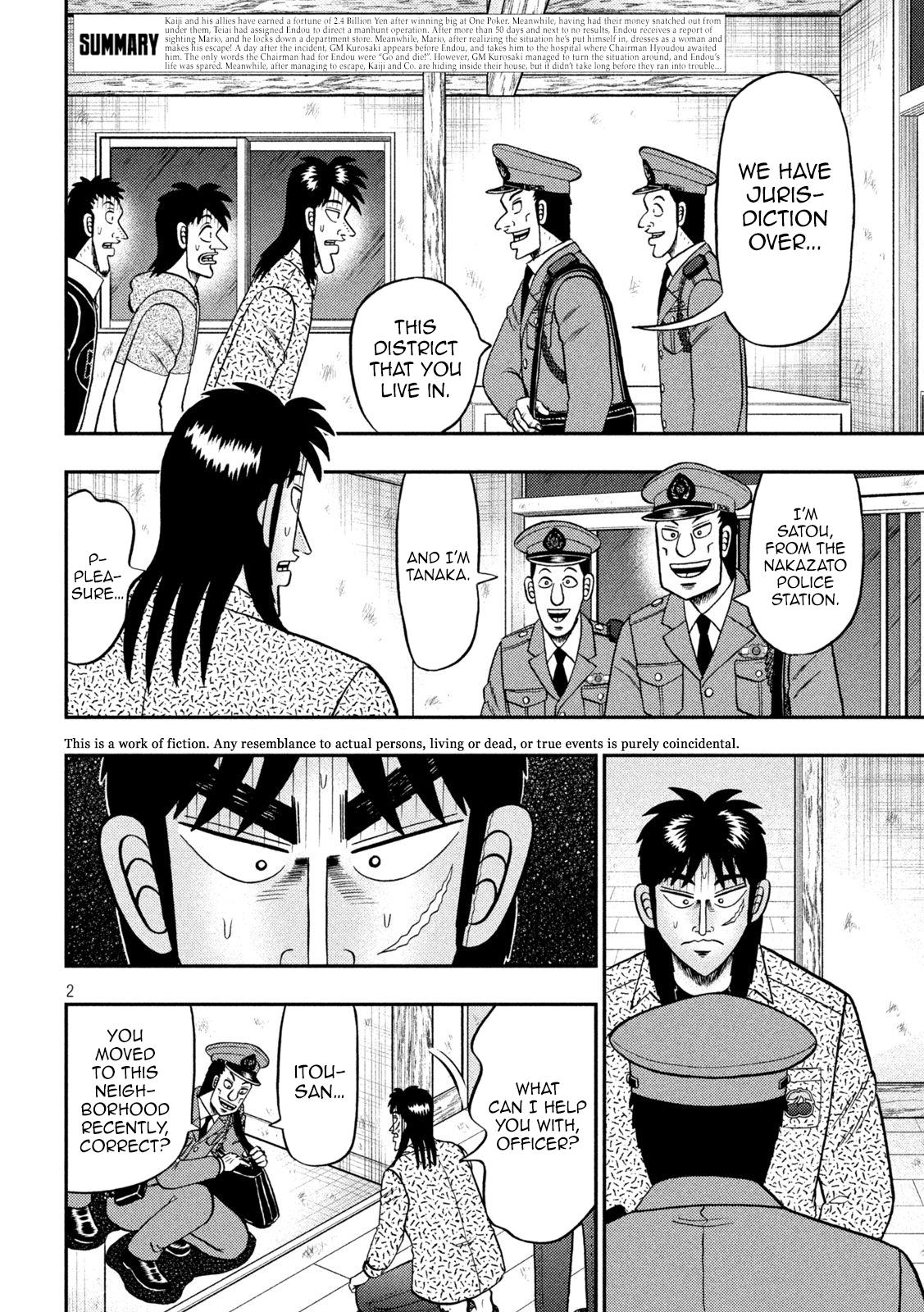 Tobaku Datenroku Kaiji - One Poker Hen - Chapter 456: Patrol