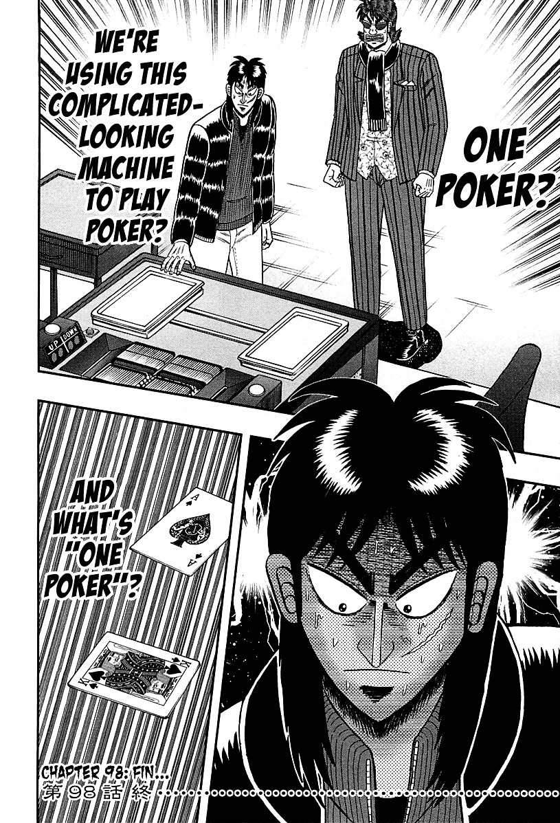 Tobaku Datenroku Kaiji - One Poker Hen - Chapter 98 : Long Night