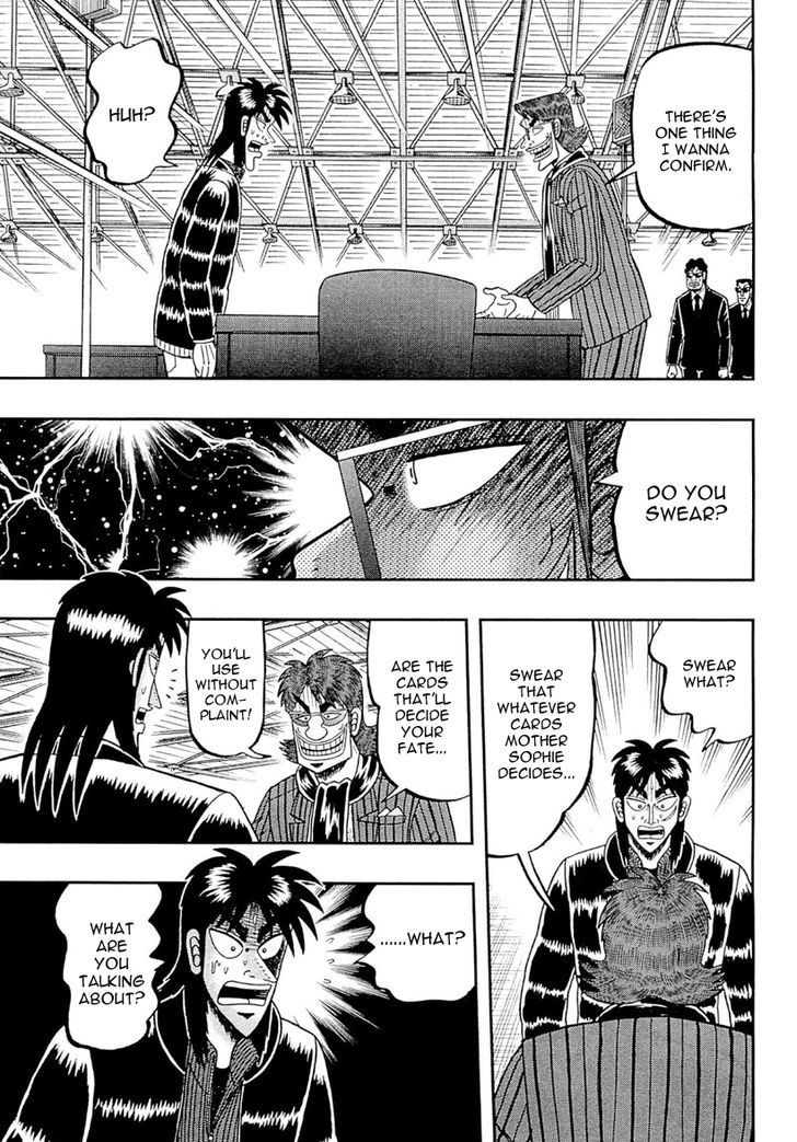 Tobaku Datenroku Kaiji - One Poker Hen - Chapter 105 V2 : Sick