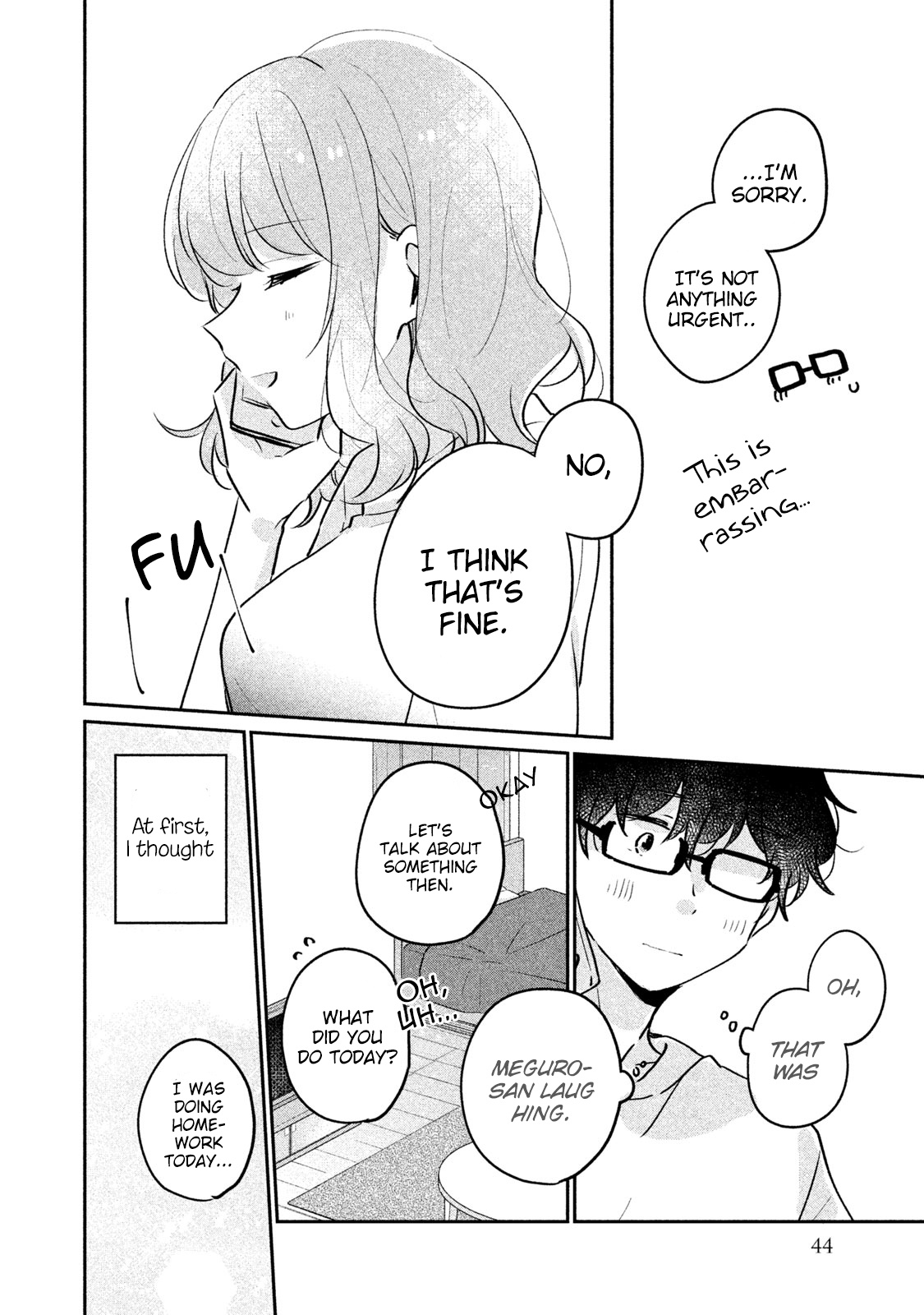 It's Not Meguro-San's First Time - Vol.2 Chapter 13: I Want To Hear Her