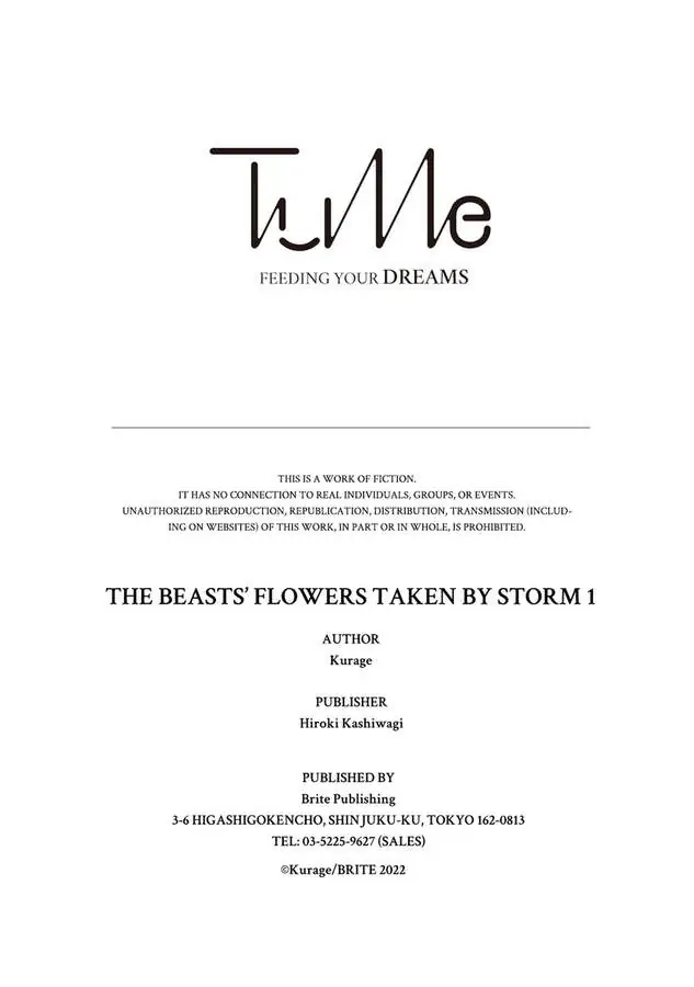 The Beasts' Flowers Taken By Storm - Chapter 1