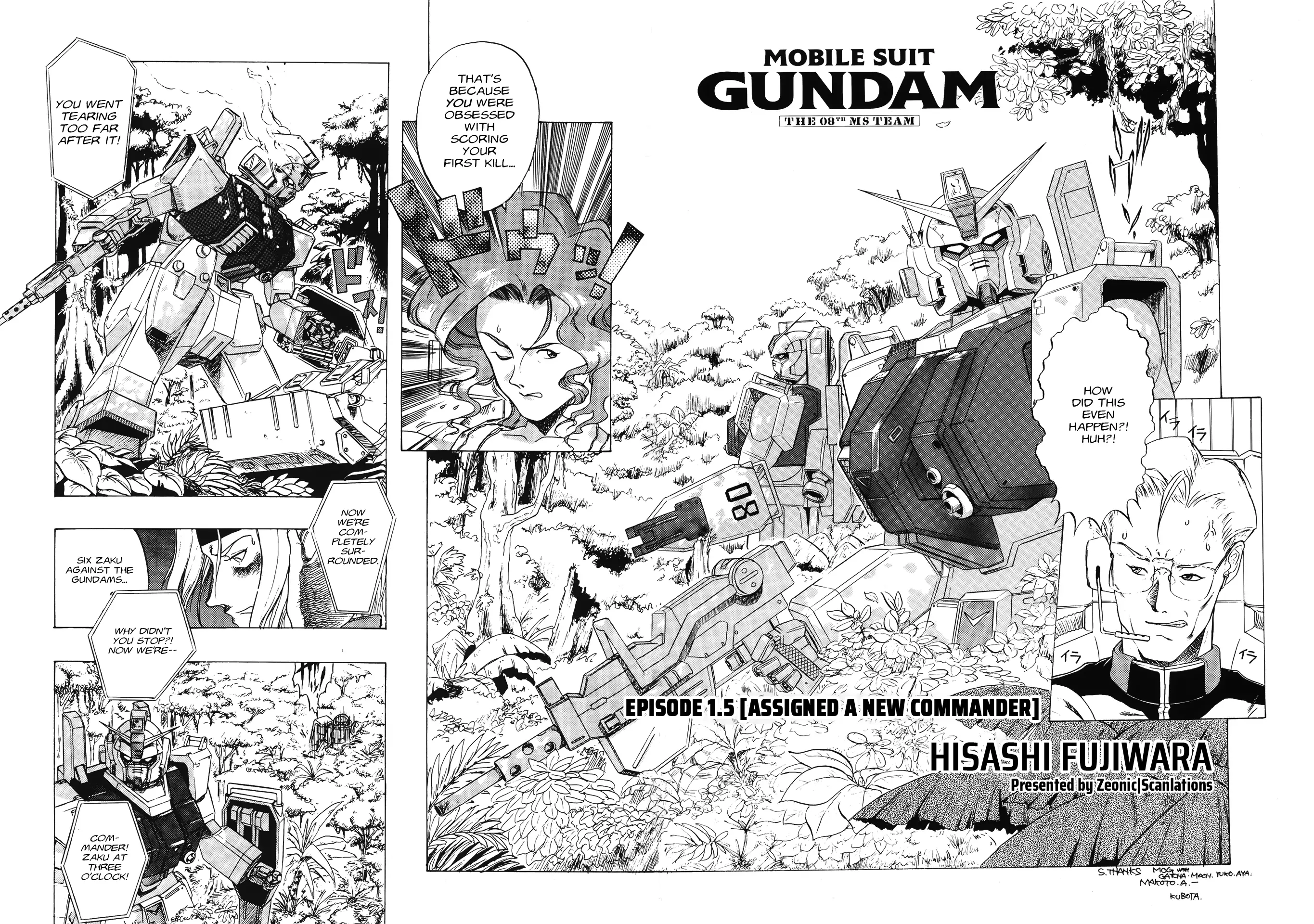 Mobile Suit Gundam 08Th Ms Team - Chapter 1.5: Appointing A New Commander