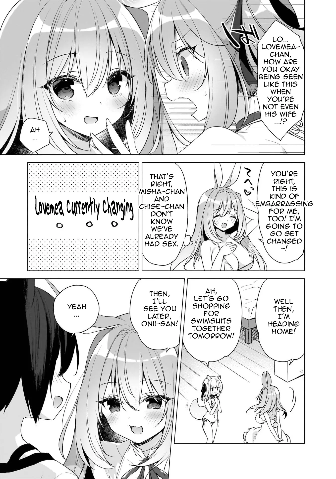 Boku No Risou No Isekai Seikatsu ~Tensei Shitara Kemomimi Musume Darake No Sekai De Harem Ni~ - Vol.2 Chapter 11.1: Bridal Swimsuit Selection