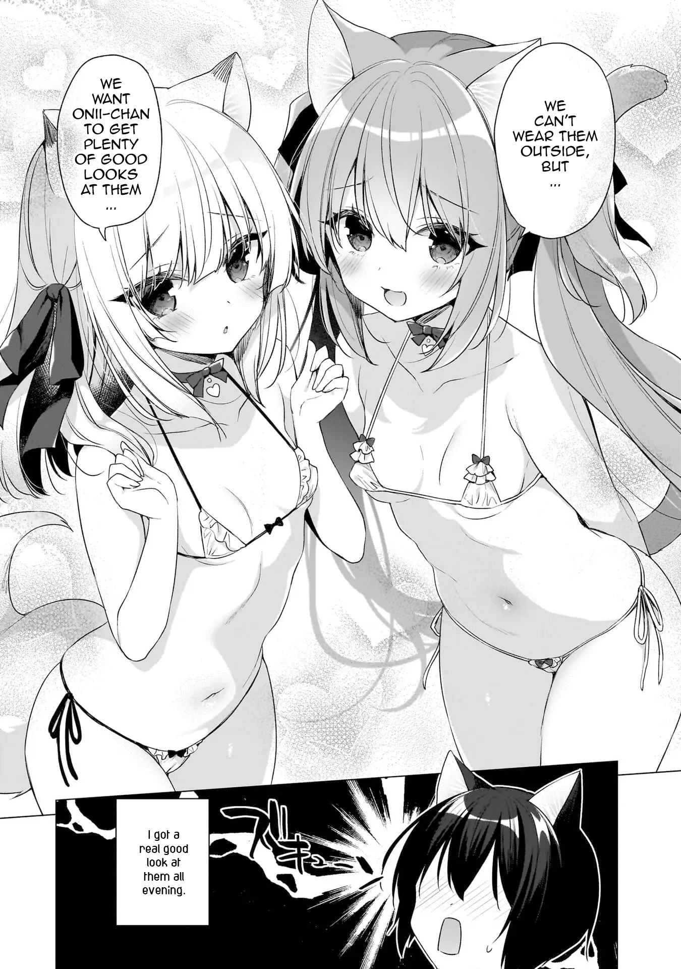 Boku No Risou No Isekai Seikatsu ~Tensei Shitara Kemomimi Musume Darake No Sekai De Harem Ni~ - Vol.2 Chapter 11.1: Bridal Swimsuit Selection