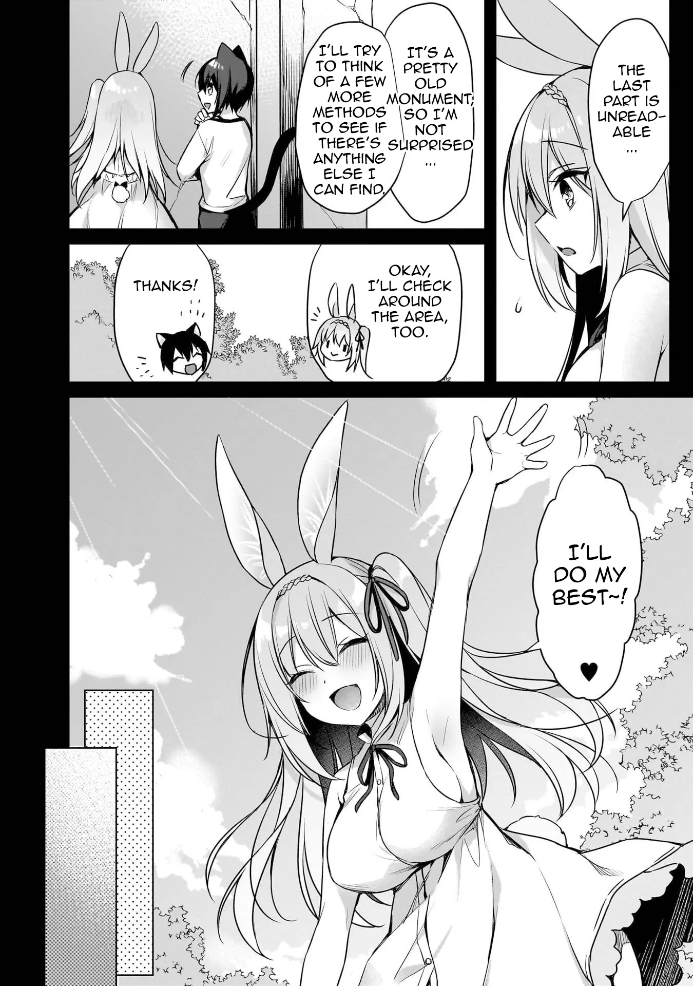 Boku No Risou No Isekai Seikatsu ~Tensei Shitara Kemomimi Musume Darake No Sekai De Harem Ni~ - Vol.2 Chapter 7: The Rabbit's First Time...