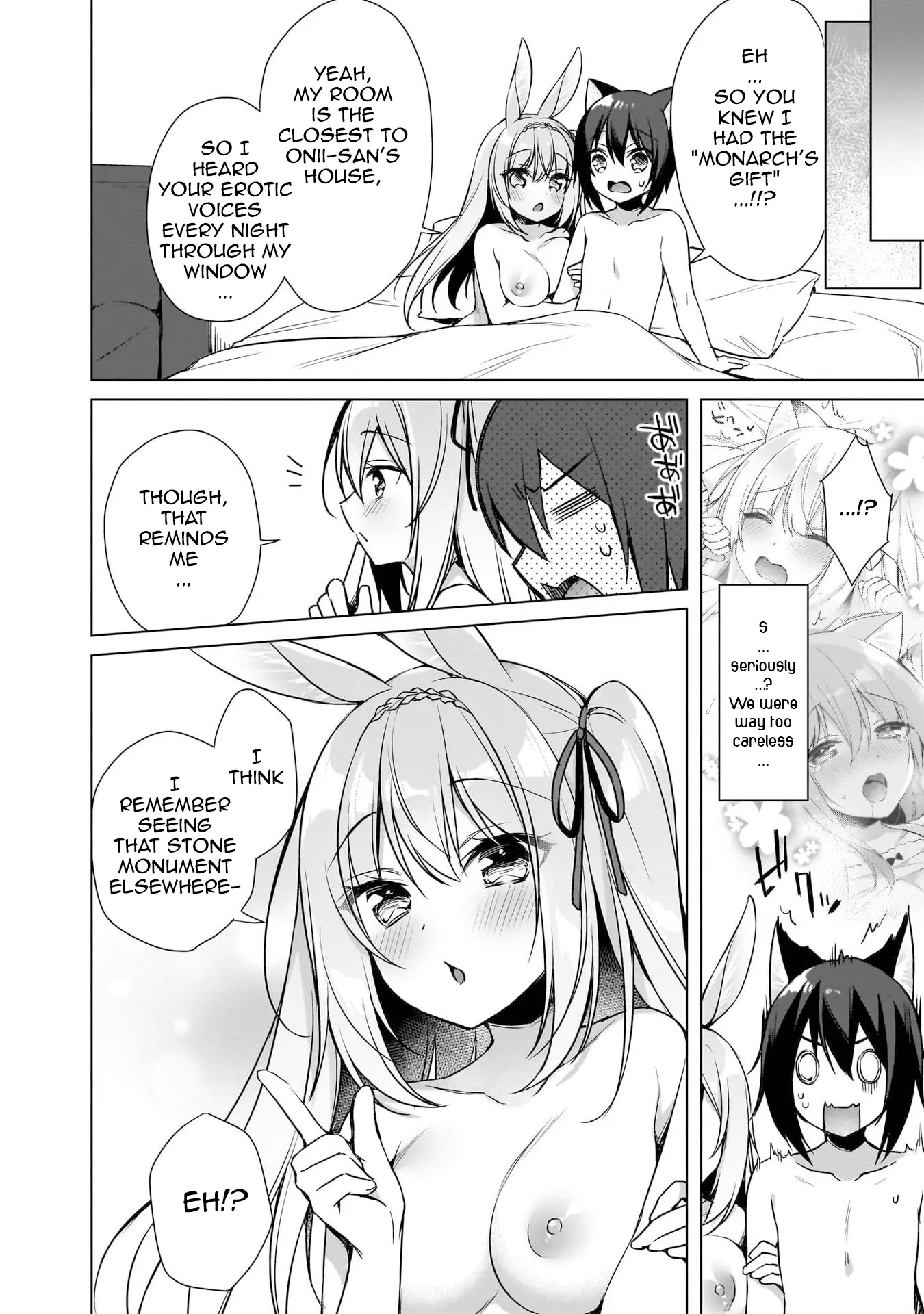 Boku No Risou No Isekai Seikatsu ~Tensei Shitara Kemomimi Musume Darake No Sekai De Harem Ni~ - Vol.2 Chapter 7: The Rabbit's First Time...