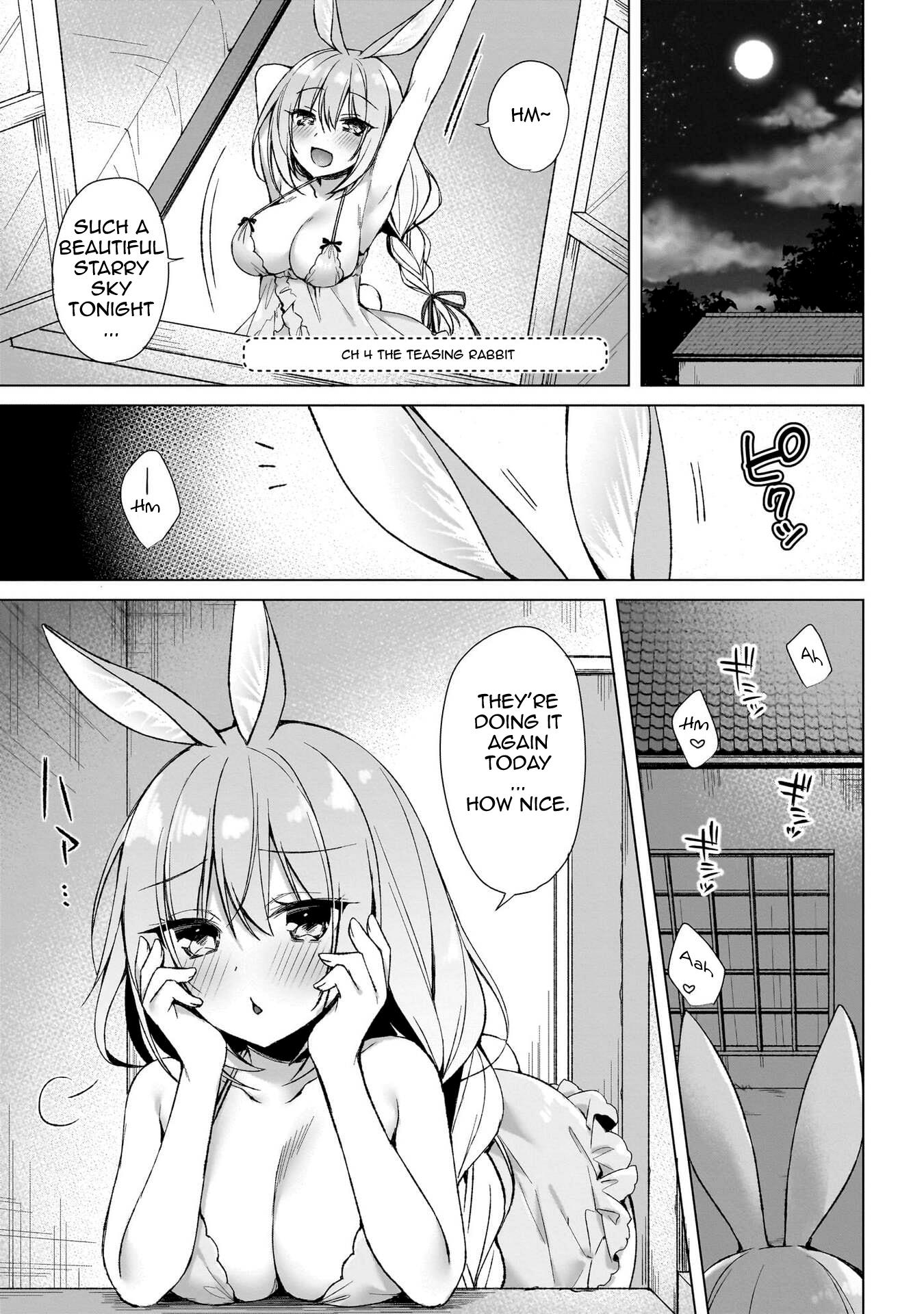 Boku No Risou No Isekai Seikatsu ~Tensei Shitara Kemomimi Musume Darake No Sekai De Harem Ni~ - Vol.1 Chapter 5: The Teasing Rabbit