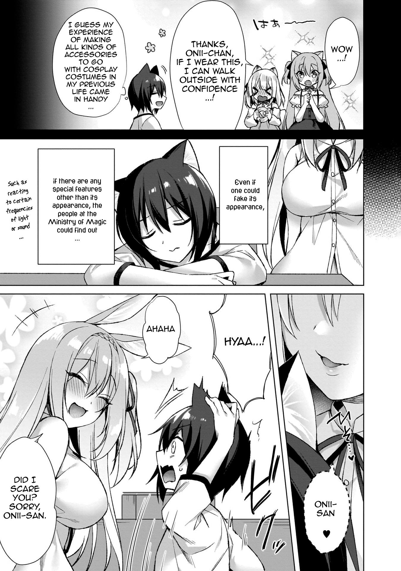 Boku No Risou No Isekai Seikatsu ~Tensei Shitara Kemomimi Musume Darake No Sekai De Harem Ni~ - Vol.1 Chapter 5: The Teasing Rabbit