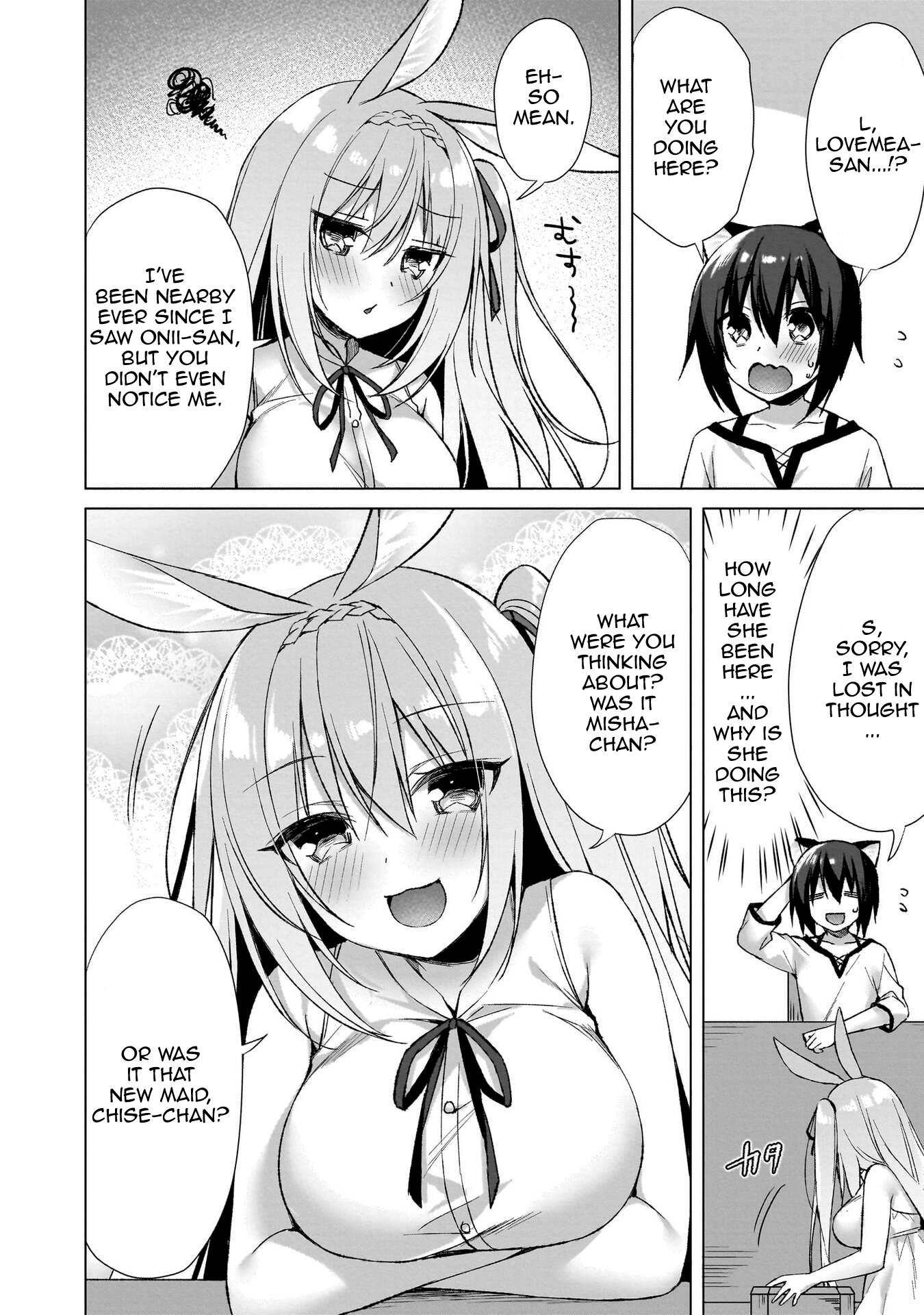 Boku No Risou No Isekai Seikatsu ~Tensei Shitara Kemomimi Musume Darake No Sekai De Harem Ni~ - Vol.1 Chapter 5: The Teasing Rabbit