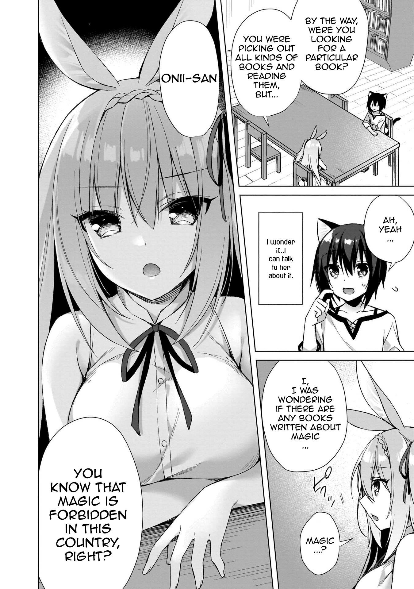 Boku No Risou No Isekai Seikatsu ~Tensei Shitara Kemomimi Musume Darake No Sekai De Harem Ni~ - Vol.1 Chapter 5: The Teasing Rabbit