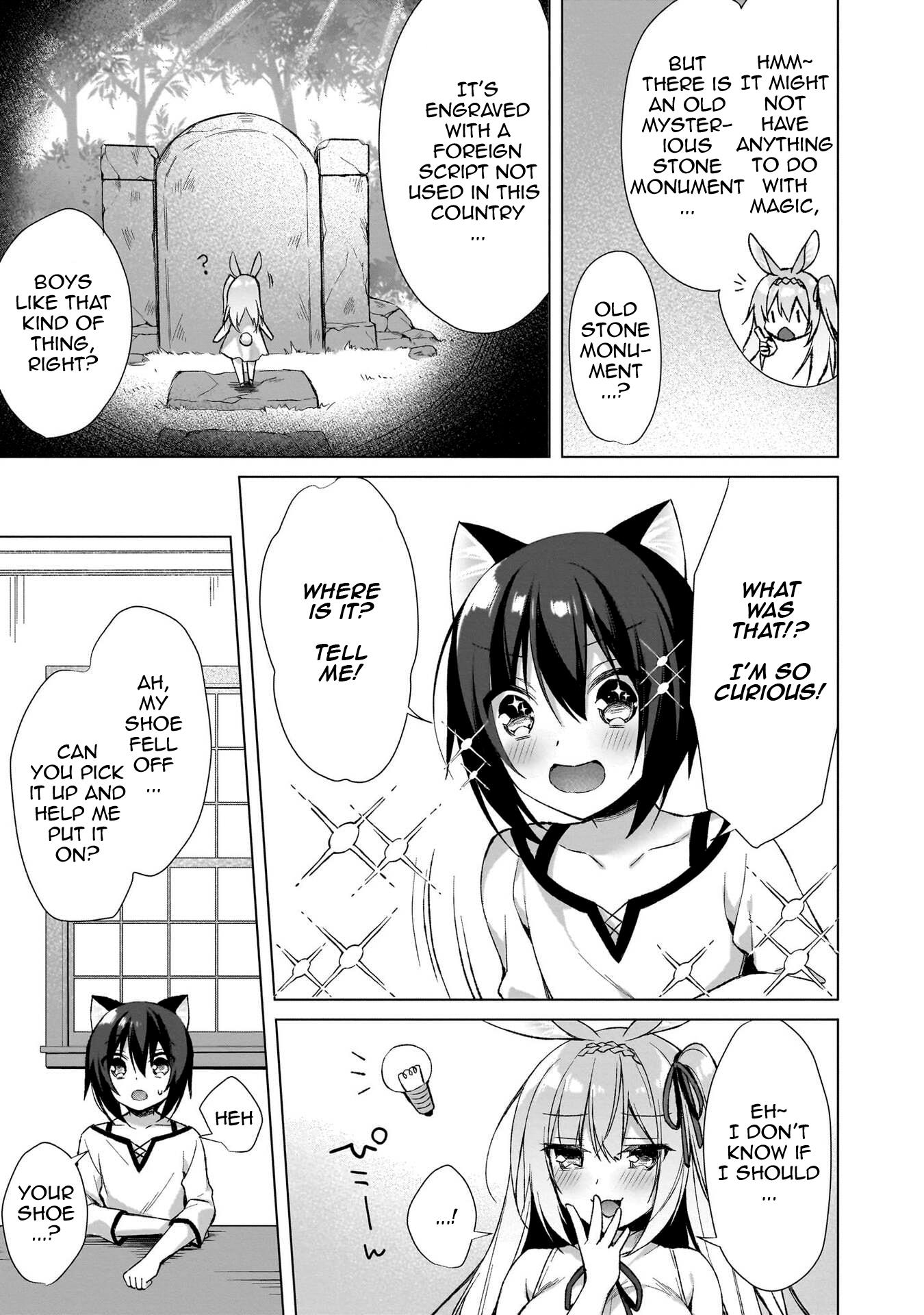 Boku No Risou No Isekai Seikatsu ~Tensei Shitara Kemomimi Musume Darake No Sekai De Harem Ni~ - Vol.1 Chapter 5: The Teasing Rabbit