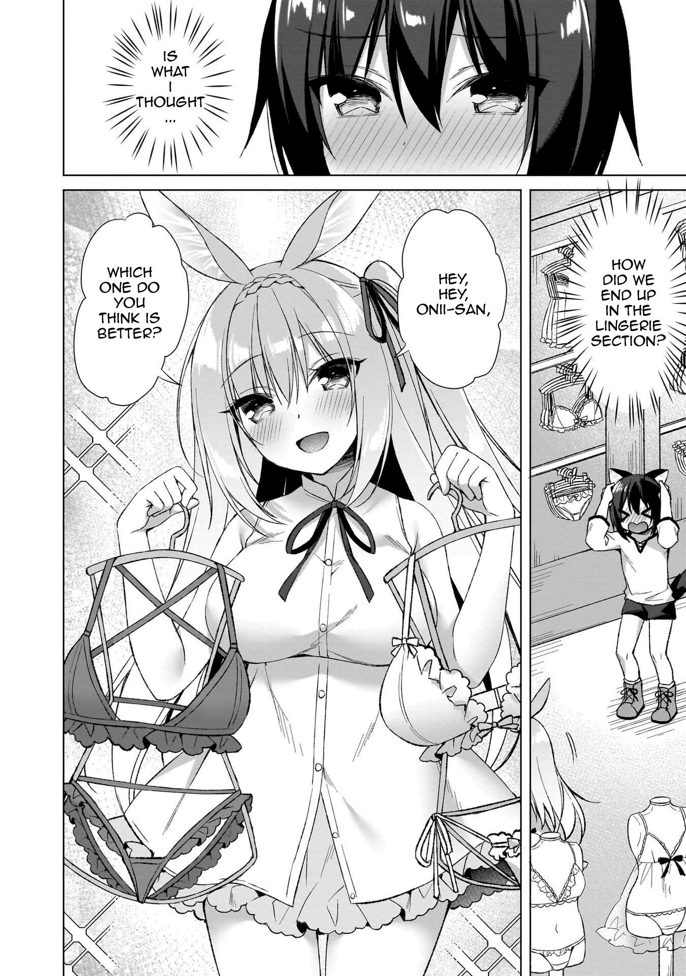 Boku No Risou No Isekai Seikatsu ~Tensei Shitara Kemomimi Musume Darake No Sekai De Harem Ni~ - Vol.1 Chapter 5: The Teasing Rabbit