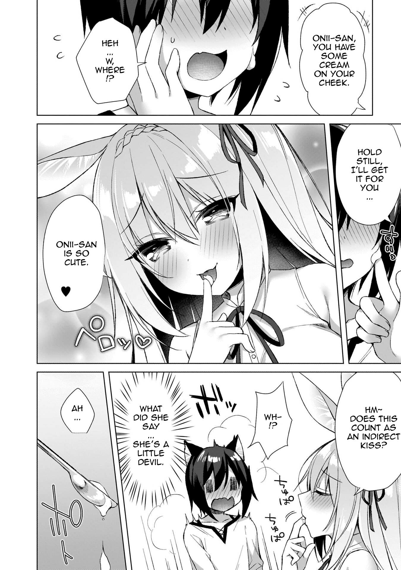 Boku No Risou No Isekai Seikatsu ~Tensei Shitara Kemomimi Musume Darake No Sekai De Harem Ni~ - Vol.1 Chapter 5: The Teasing Rabbit