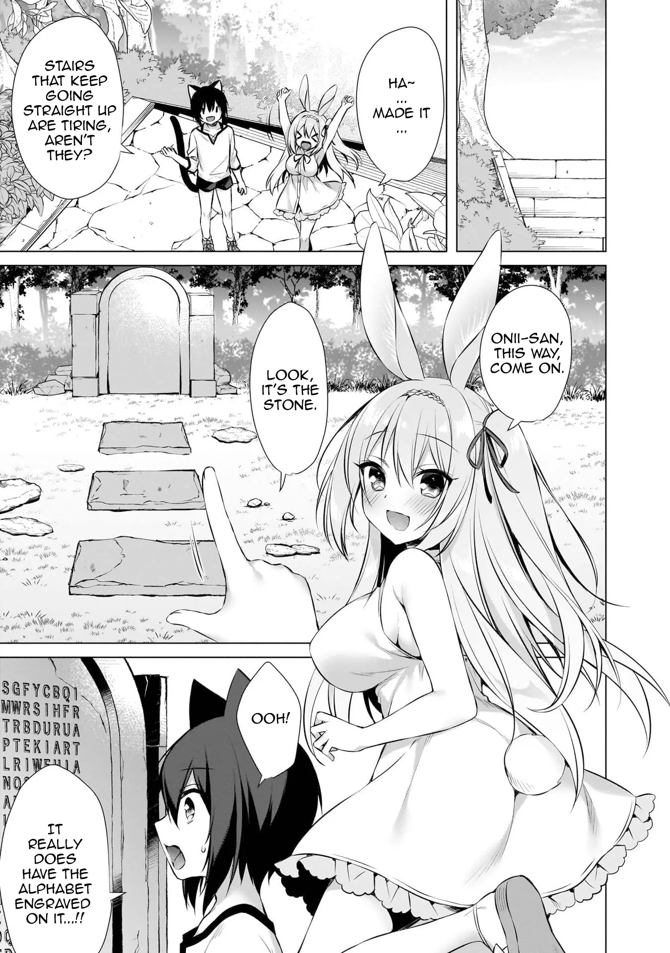 Boku No Risou No Isekai Seikatsu ~Tensei Shitara Kemomimi Musume Darake No Sekai De Harem Ni~ - Vol.2 Chapter 6: Mysteries Of The Stone Monument