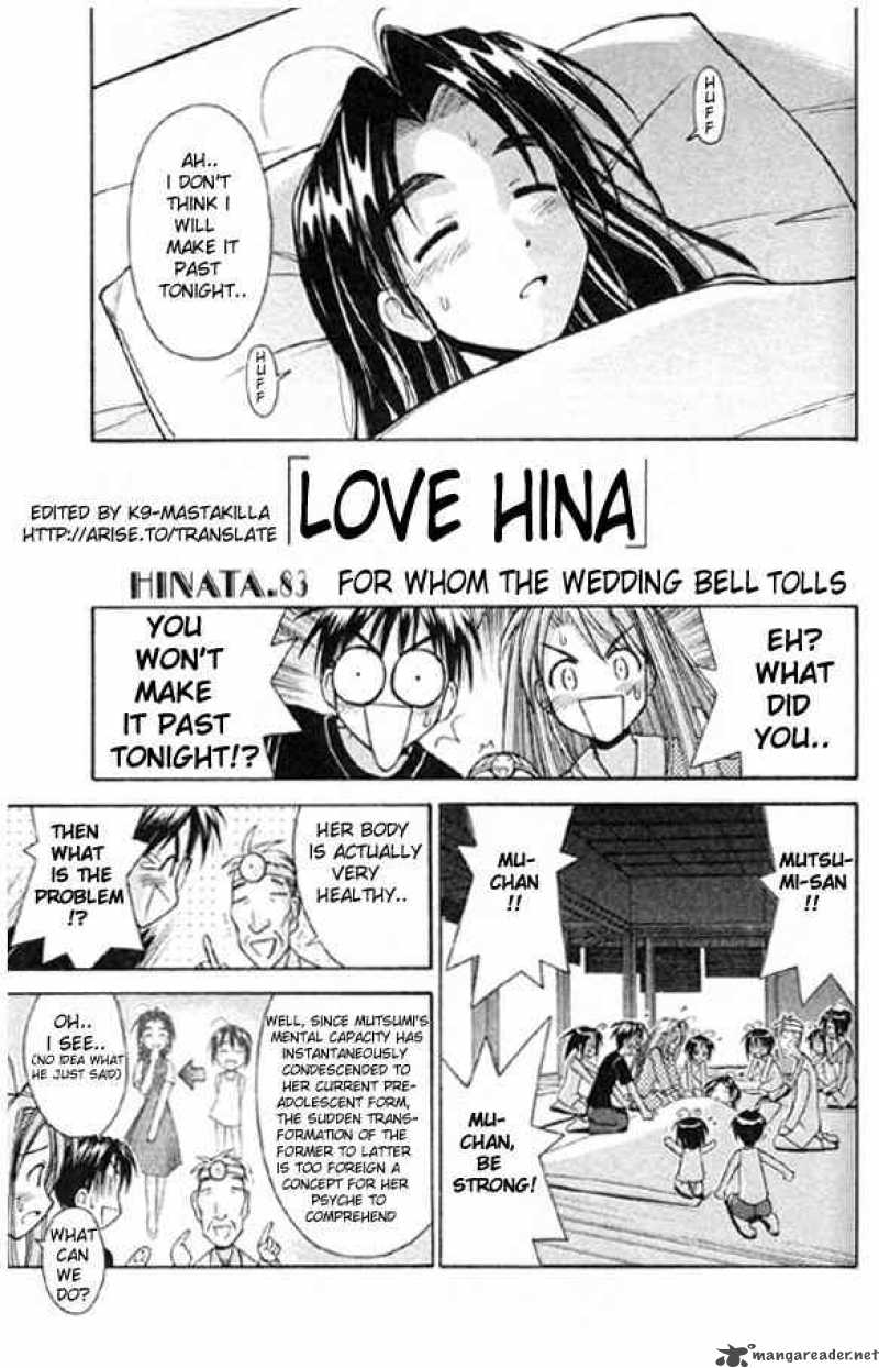 Love Hina - Chapter 83 : For Whom The Wedding Bell Tolls