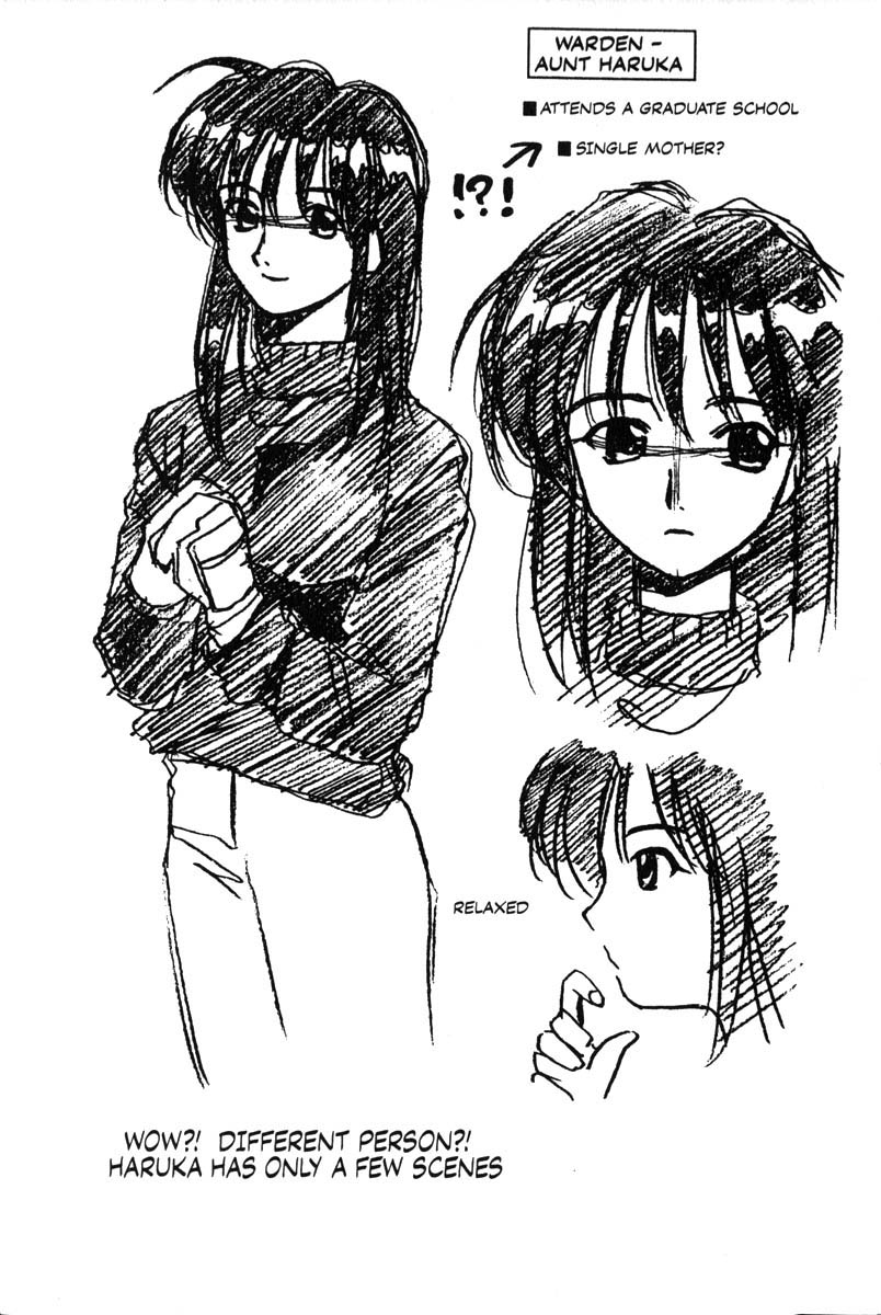 Love Hina - Vol.1 Chapter 6.5: Early Character Designs