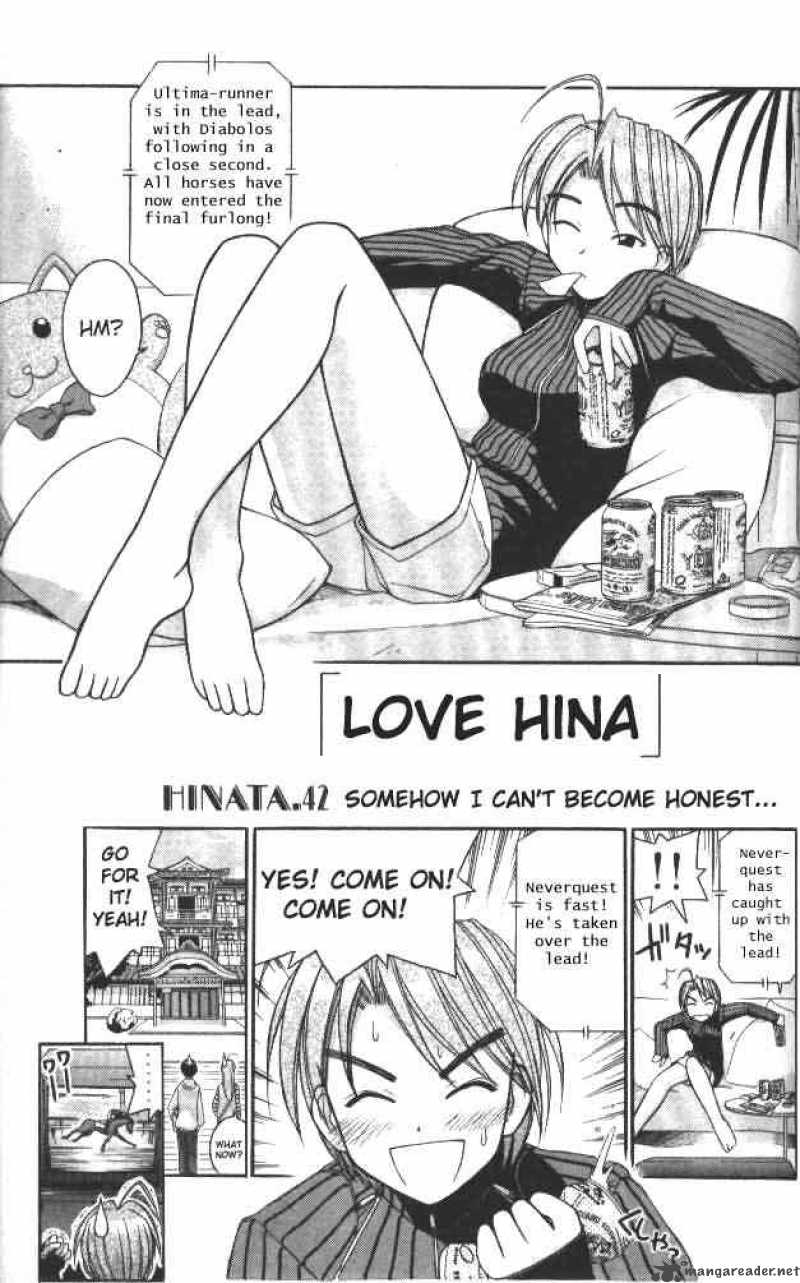 Love Hina - Chapter 42 : Somehow I Can't Become Honest