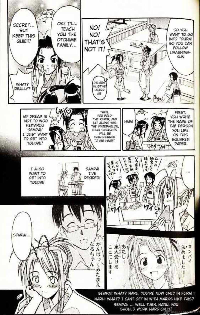 Love Hina - Chapter 75 : Shinobu, Straight Line To Toudai!