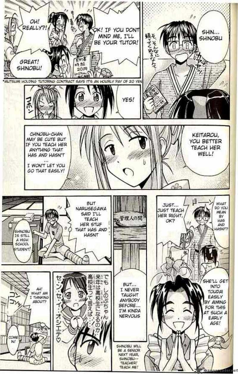 Love Hina - Chapter 75 : Shinobu, Straight Line To Toudai!