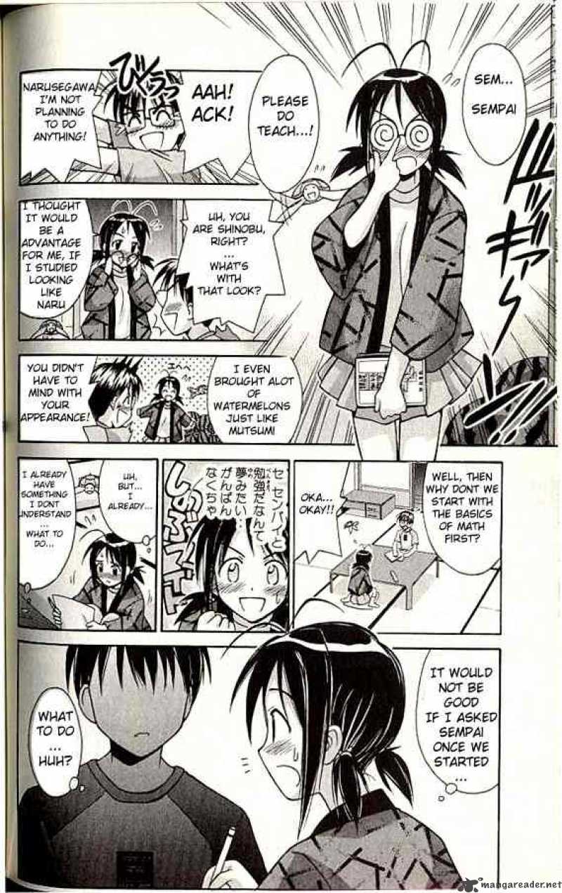 Love Hina - Chapter 75 : Shinobu, Straight Line To Toudai!