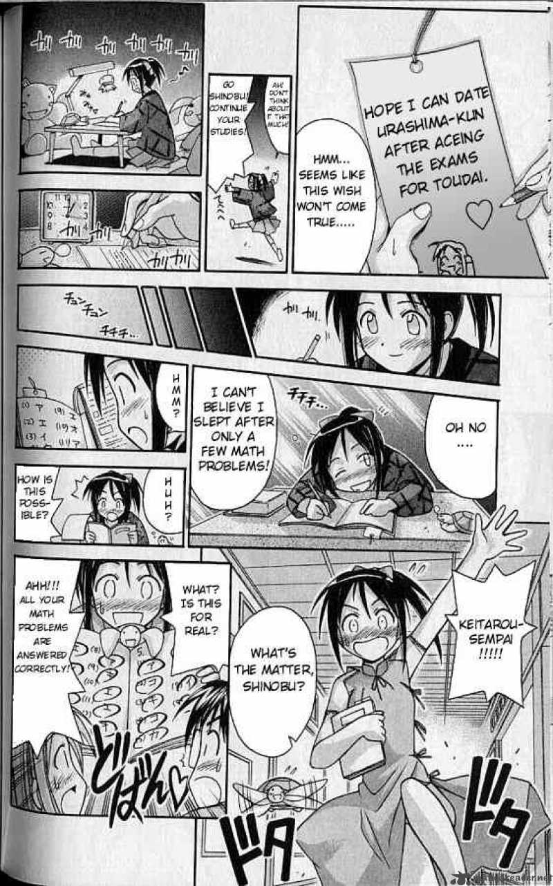 Love Hina - Chapter 75 : Shinobu, Straight Line To Toudai!