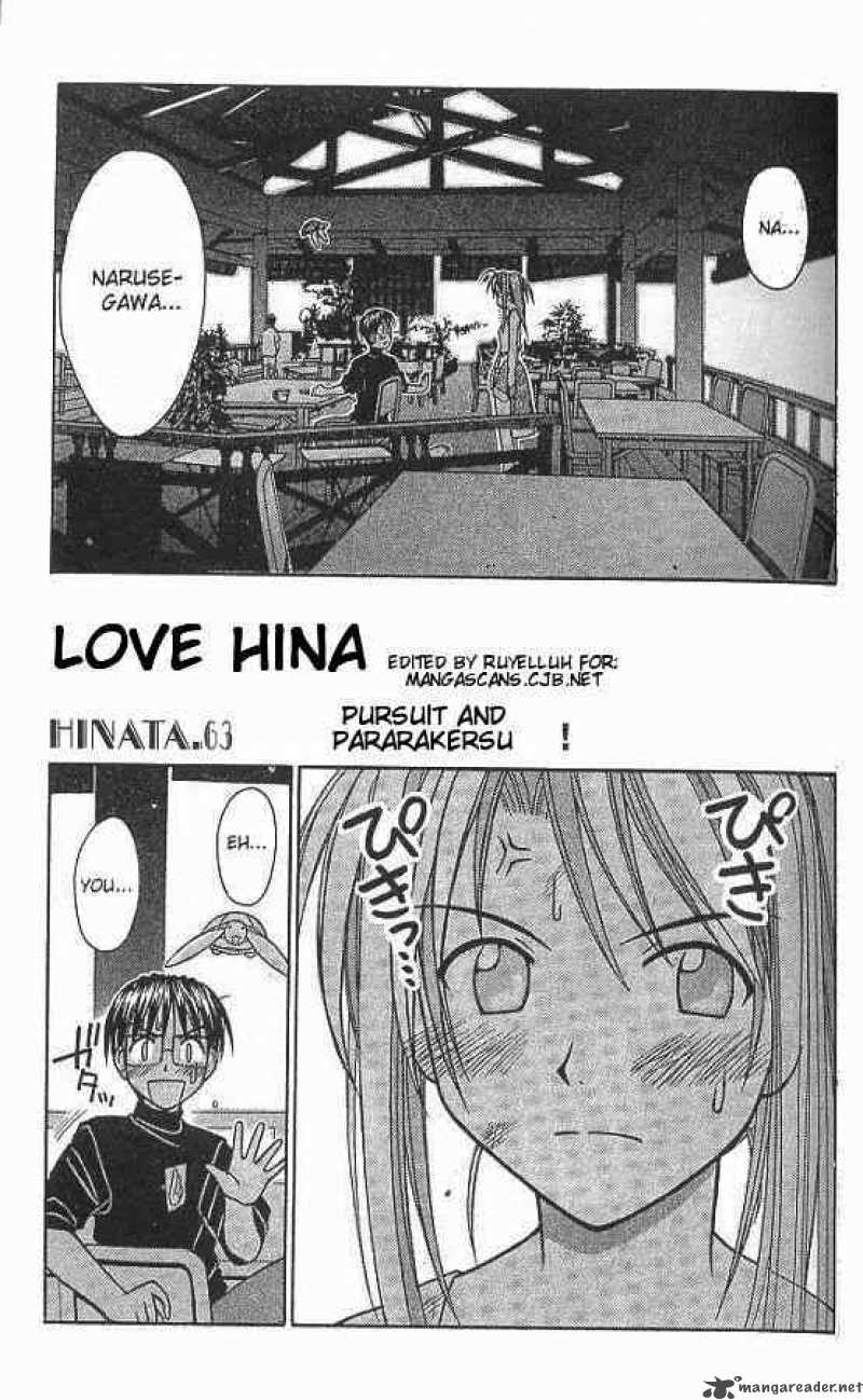 Love Hina - Chapter 63 : Pursuit And Pararakerusu