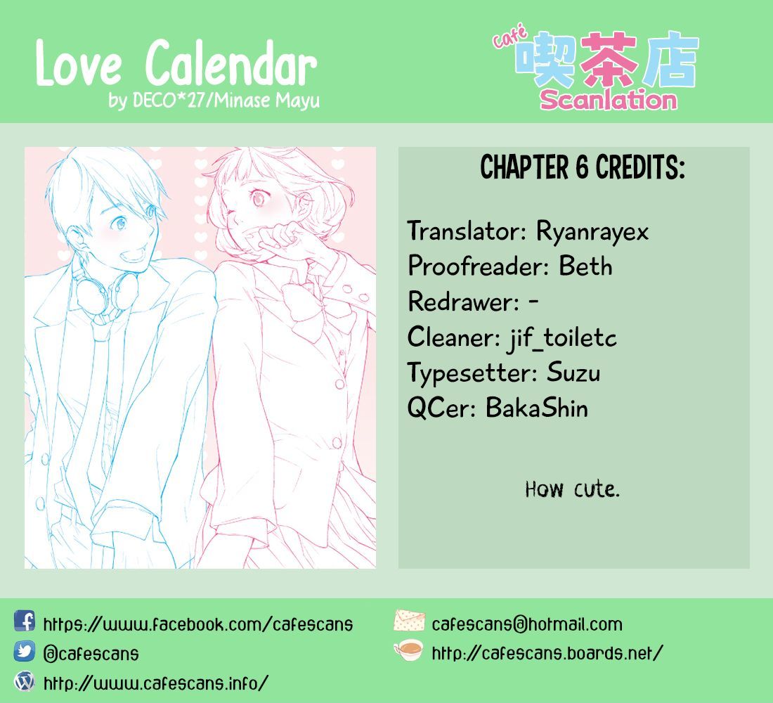 Love Calendar - Vol.1 Chapter 6