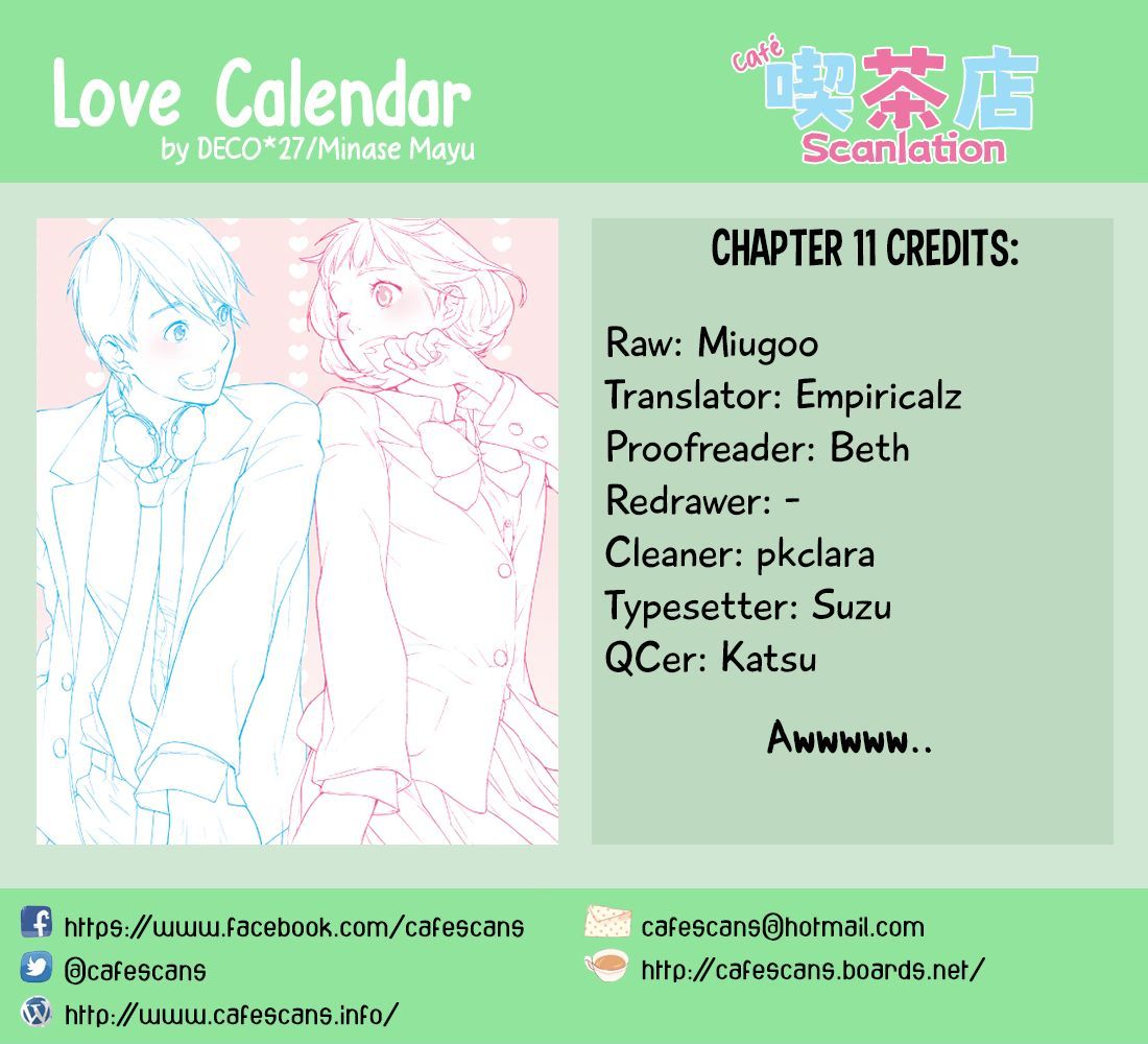 Love Calendar - Vol.2 Chapter 11 : The Couple's Status