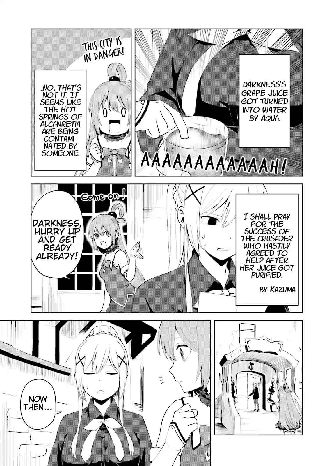 Kono Subarashii Sekai Ni Nichijou Wo! - Vol.2 Chapter 21: Purification In This Everyday Life!