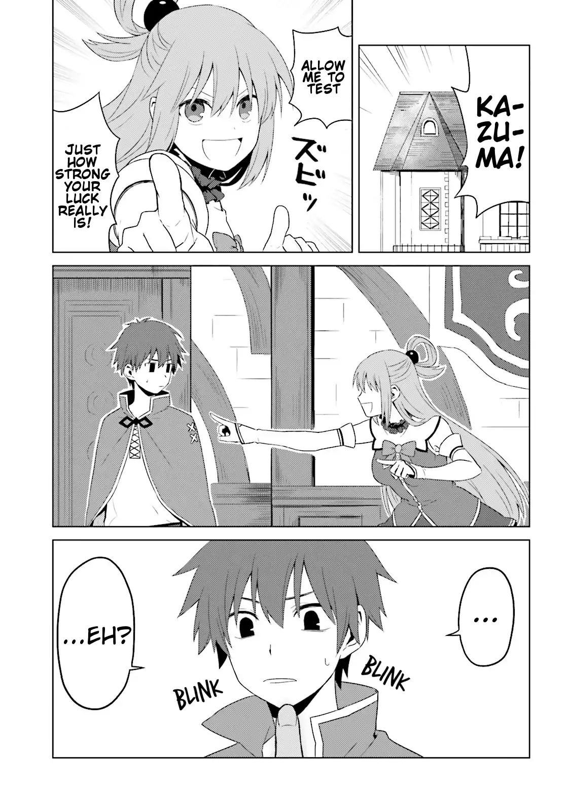 Kono Subarashii Sekai Ni Nichijou Wo! - Vol.2 Chapter 18: Luck In This Everyday Life!