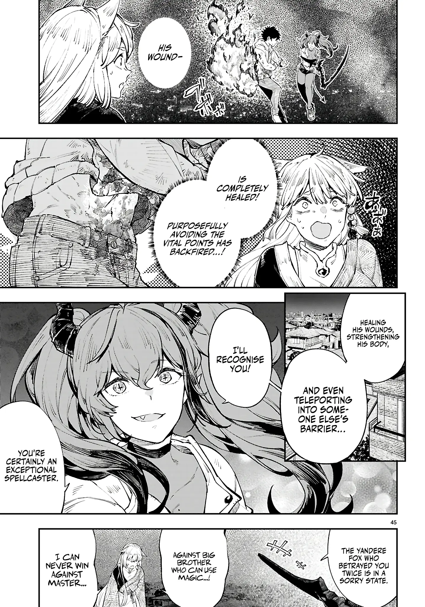 Yamu Ni Yamarenu! - Chapter 1: Big-Breasted Demon And Yandere Fox