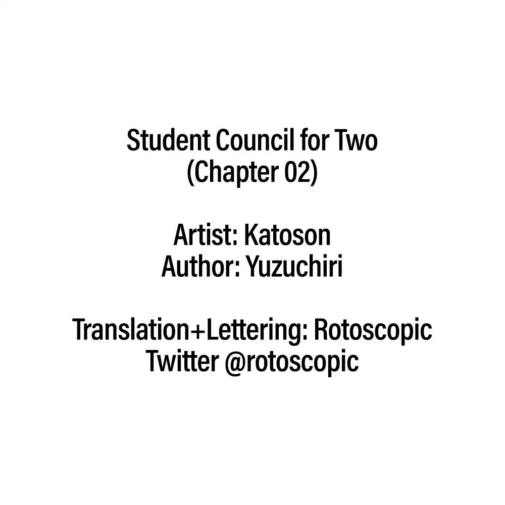 Student Council For Two - Chapter 2: A Permanent Fixture!