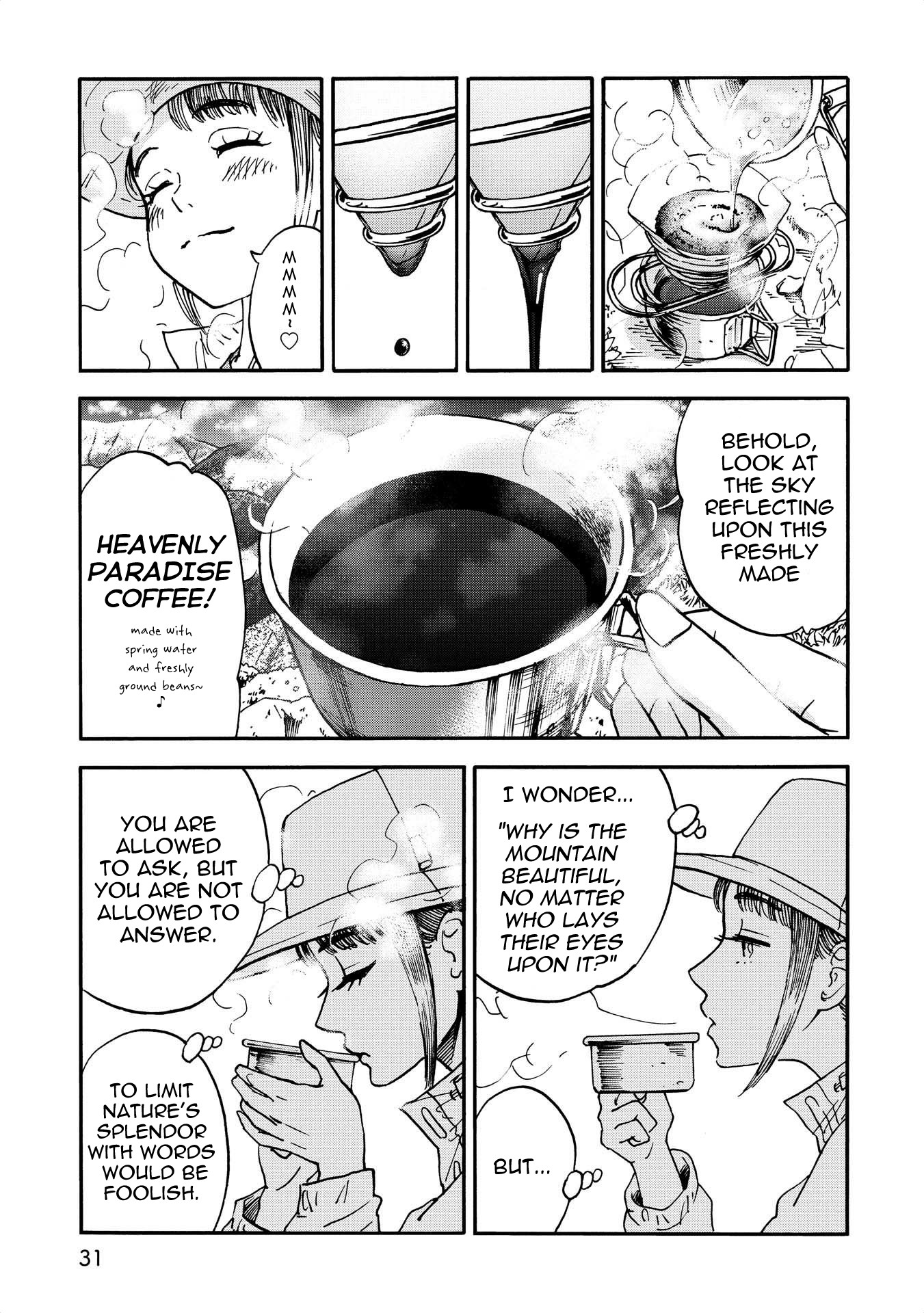 Yama To Shokuyoku To Watashi - Chapter 3: Heavenly Paradise Coffee