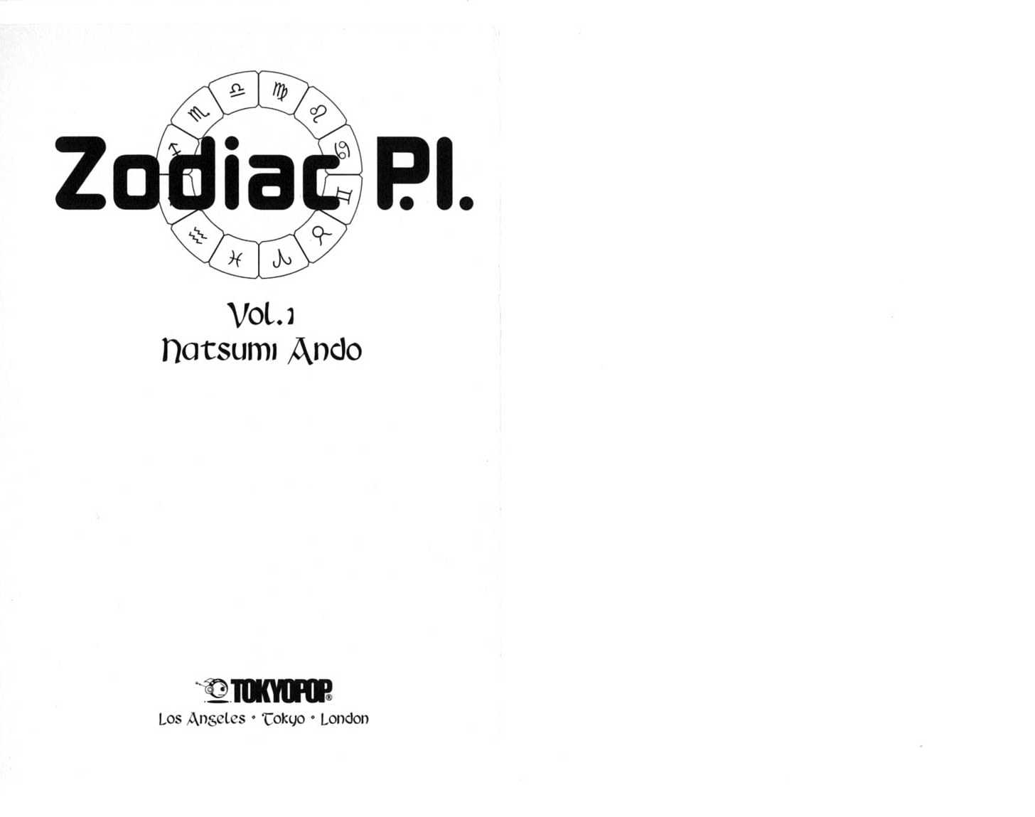 Zodiac P.i. - Vol.01 Chapter 0 : Foortprints Of A Virgo