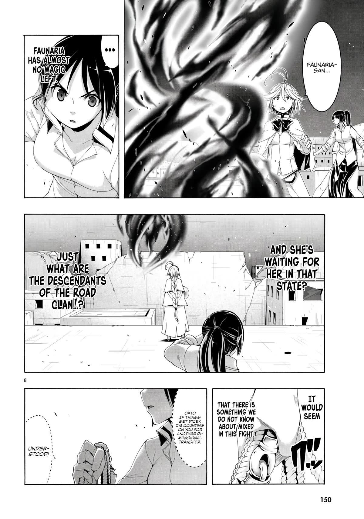 Trinity Seven: 7-Nin No Mahoutsukai - Chapter 151