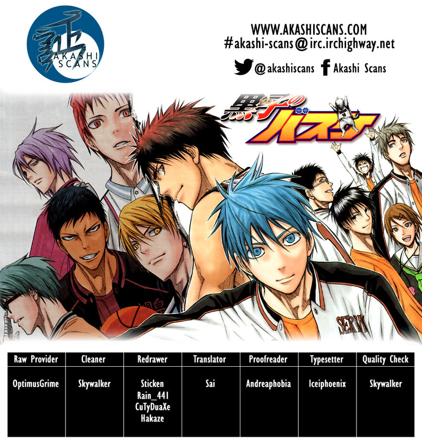 Kuroko No Basket - Vol.23 Chapter 272 : Risk It All!!