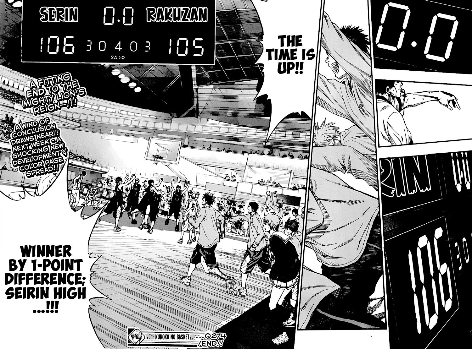 Kuroko No Basket - Vol.23 Chapter 274 : Match’s End!!