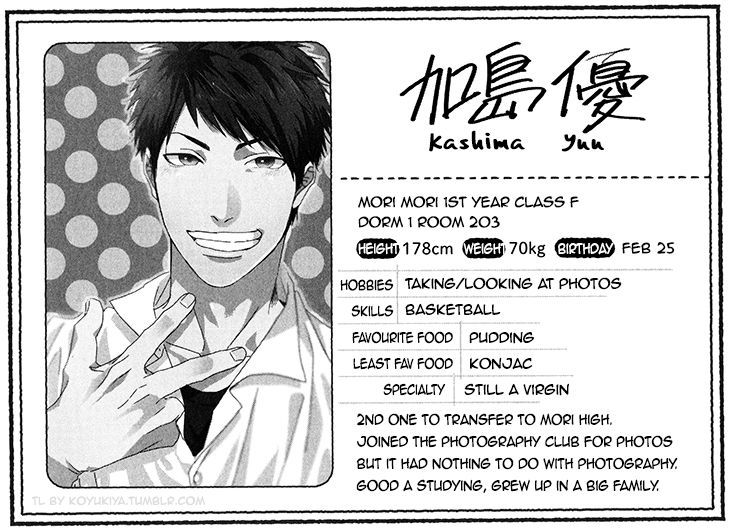 Yarichin Bitch Club - Vol.1 Chapter 8.5 : Character Profiles