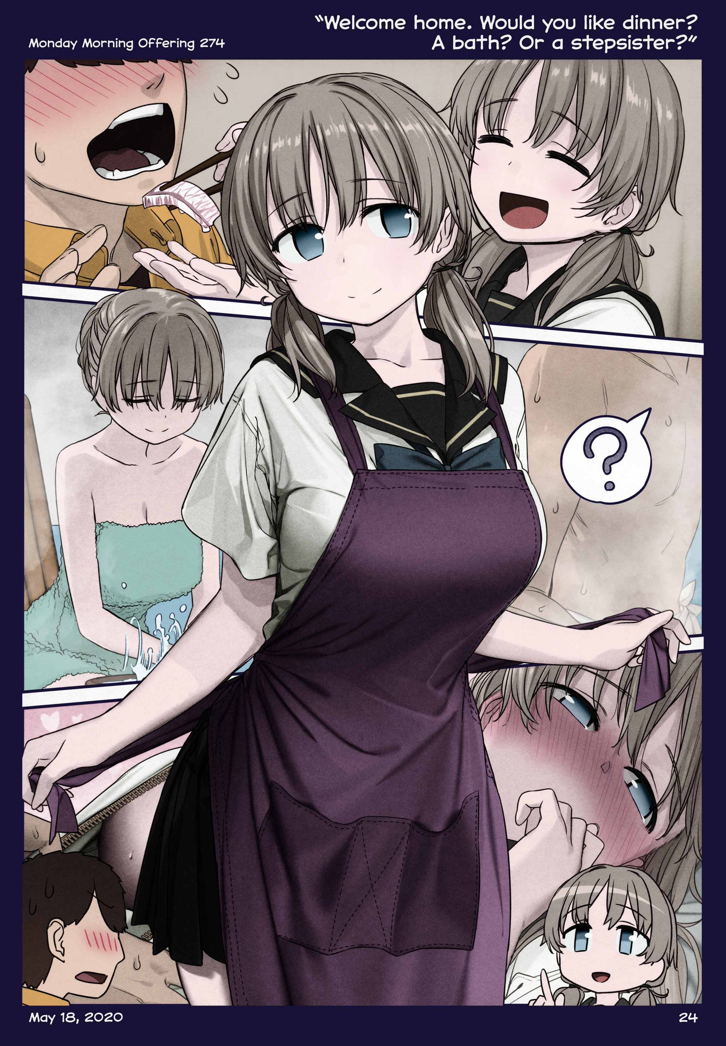 Getsuyoubi No Tawawa (Twitter Webcomic) (Fan Colored) - Vol.10 Chapter 36: Part X: Monday Morning Offerings (255-306)