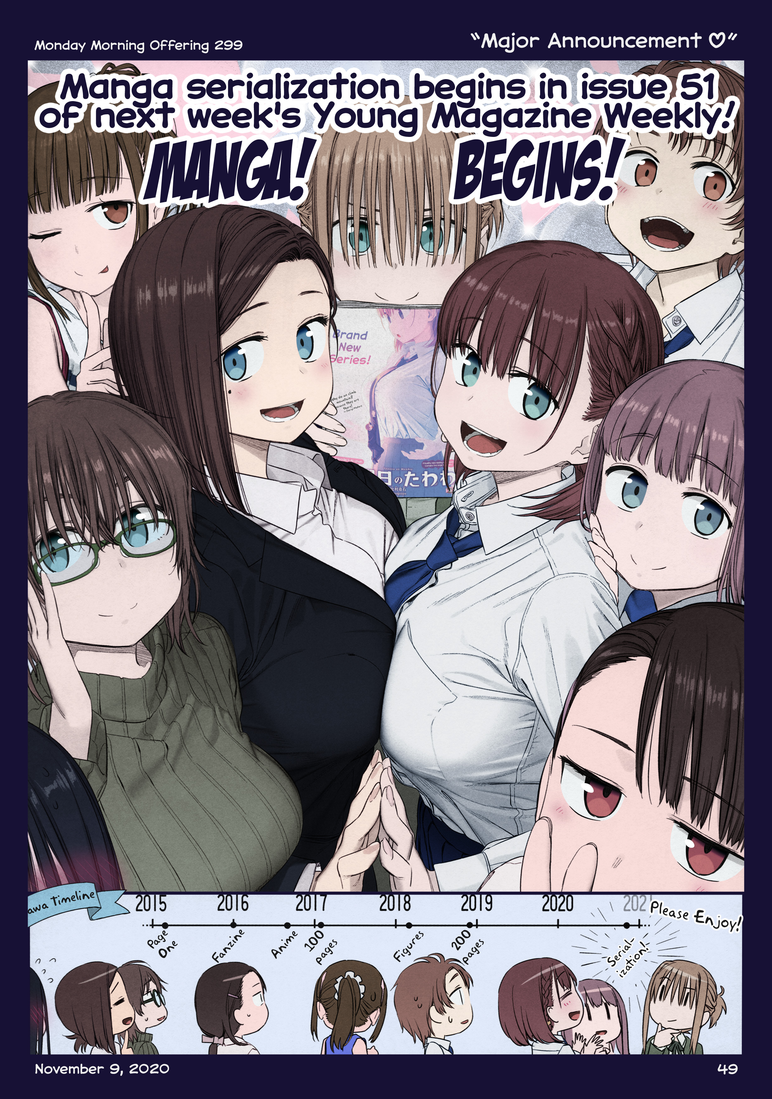 Getsuyoubi No Tawawa (Twitter Webcomic) (Fan Colored) - Vol.10 Chapter 36: Part X: Monday Morning Offerings (255-306)