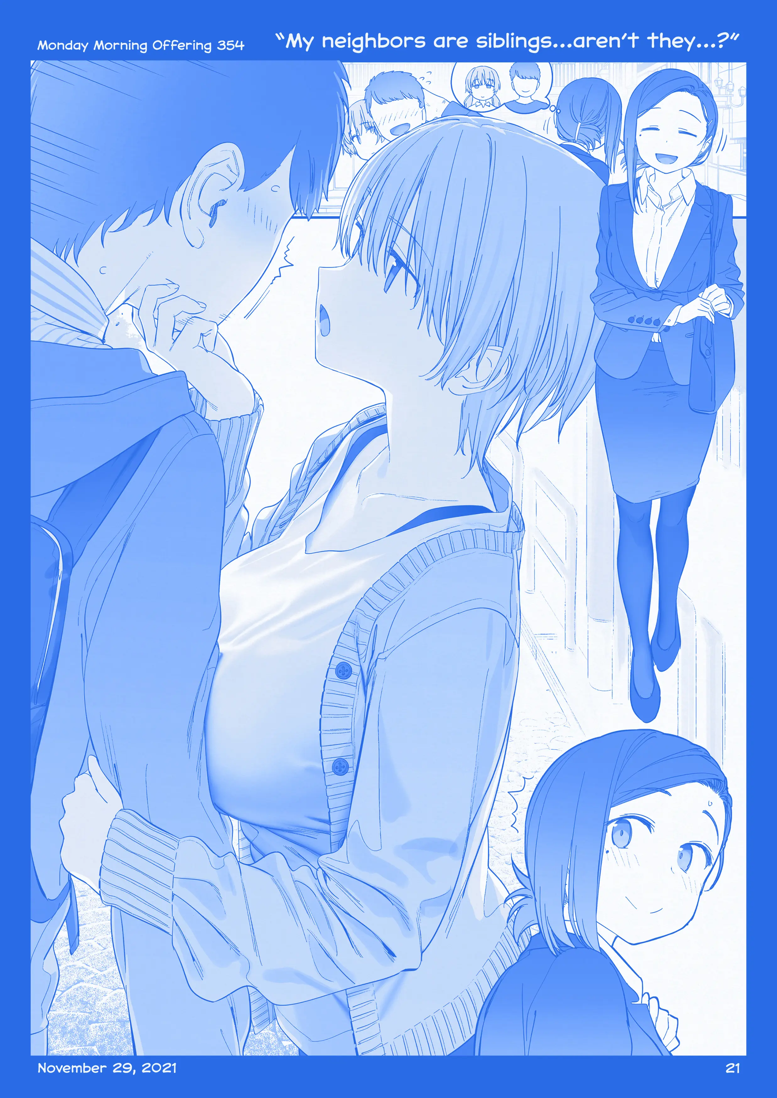 Getsuyoubi No Tawawa (Twitter Webcomic) (Fan Colored) - Vol.12 Chapter 40: Part Xii: Monday Morning Offerings (338-358)