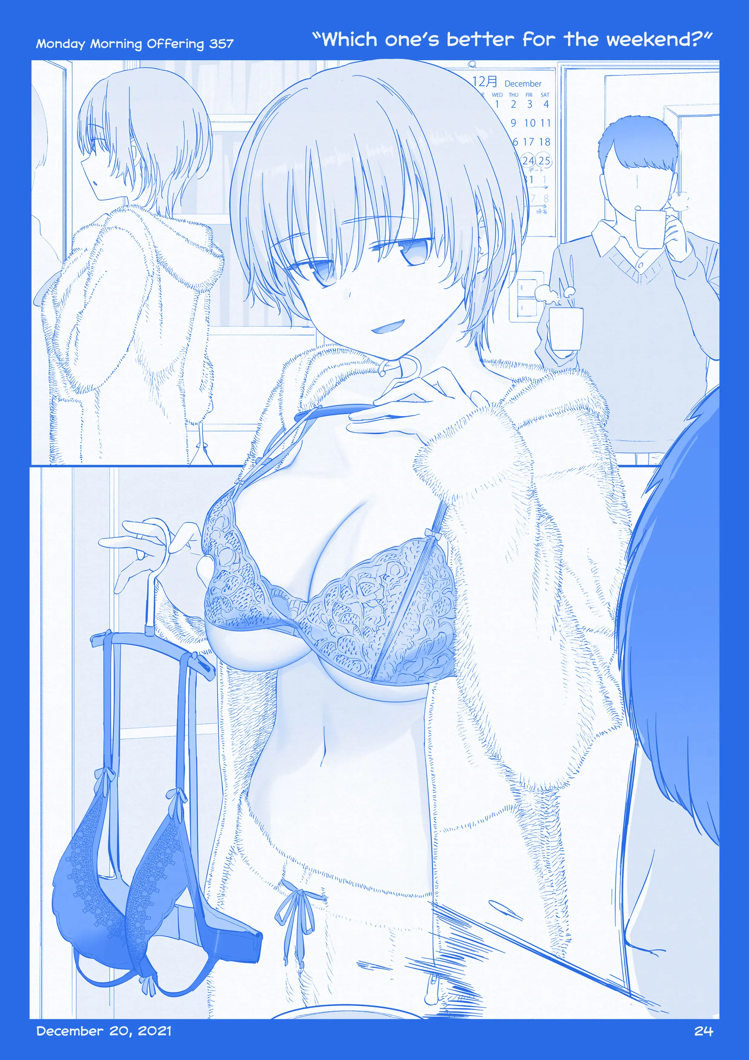 Getsuyoubi No Tawawa (Twitter Webcomic) (Fan Colored) - Vol.12 Chapter 40: Part Xii: Monday Morning Offerings (338-358)