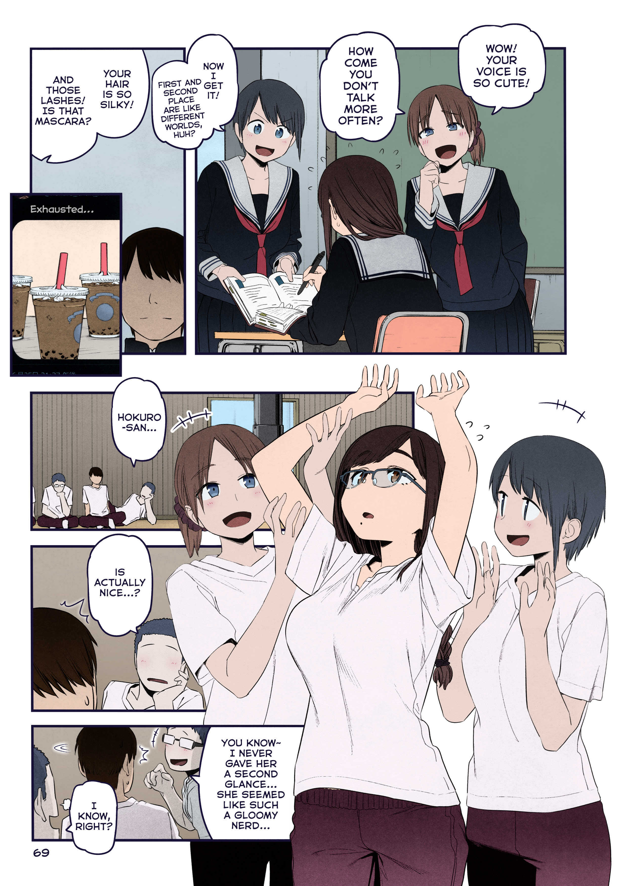 Getsuyoubi No Tawawa (Twitter Webcomic) (Fan Colored) - Vol.10 Chapter 37: Part X: Hokuro Manga (Hokuro-Chan)