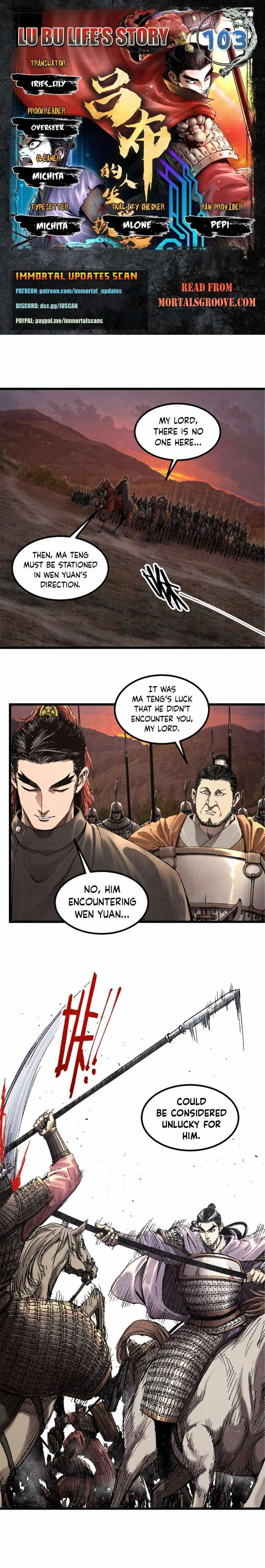 Lu Bu’s Life Story - Chapter 103