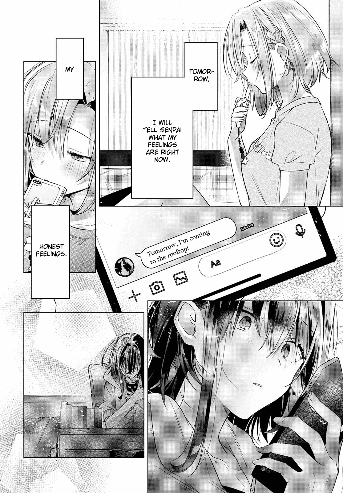 Whispering You A Love Song - Chapter 7: On The Rooftop, With Senpai, And My Feelings.