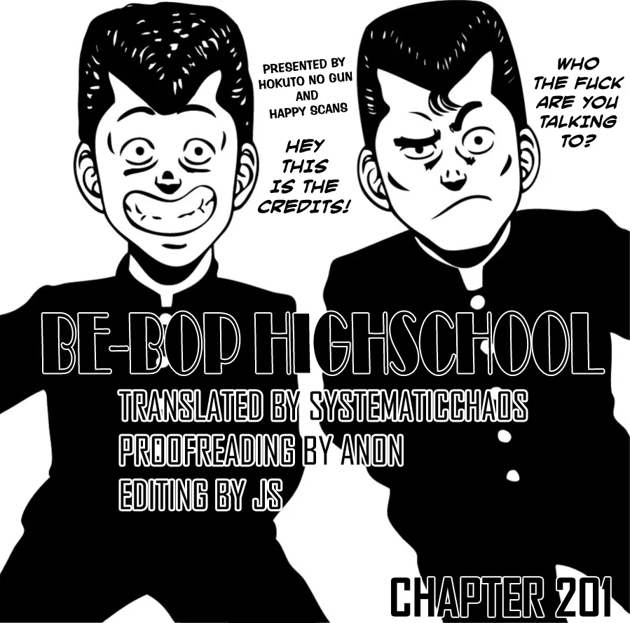 Be-Bop-Highschool - Chapter 201: The Delinquent Youth Makes Mountains Out Of Molehills