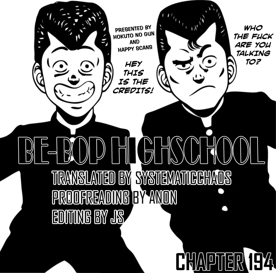 Be-Bop-Highschool - Vol.29 Chapter 194: The High School Dimwit Gamble